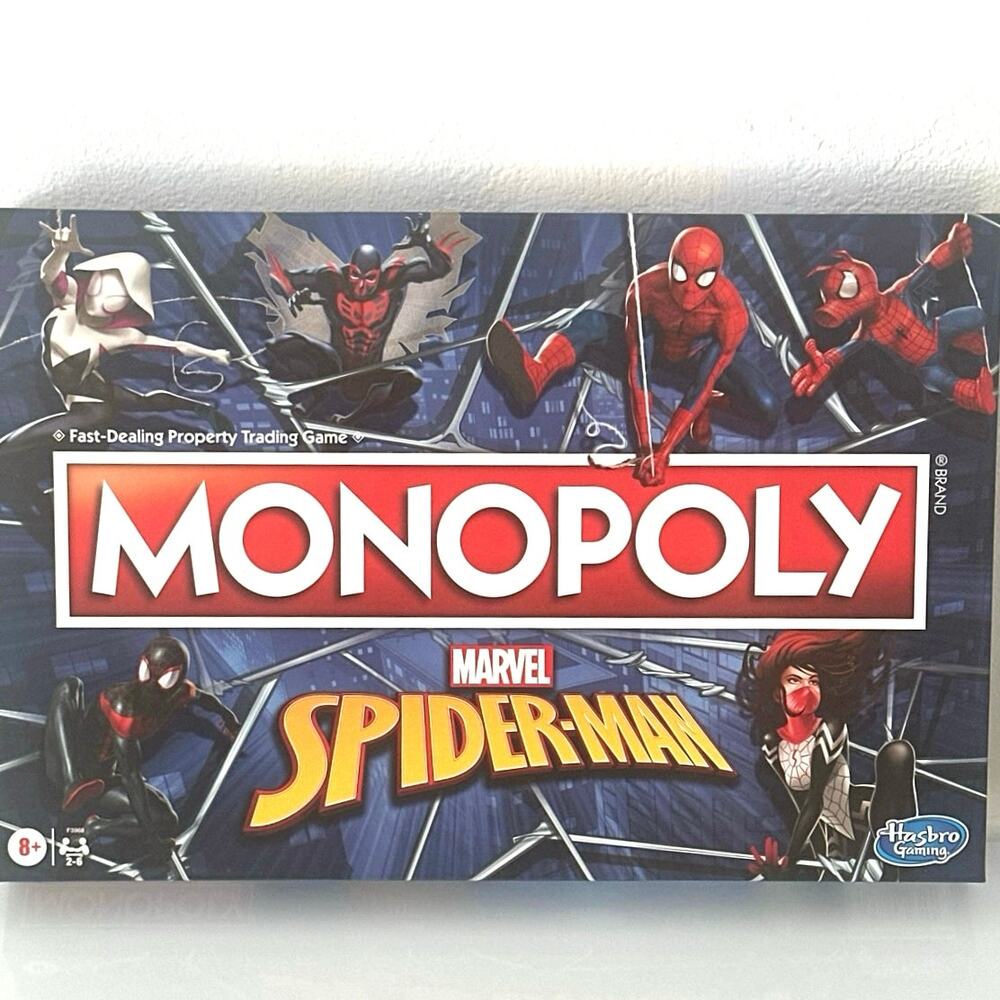 Spider Man Monopoly board game NEW never opened Christmas gift